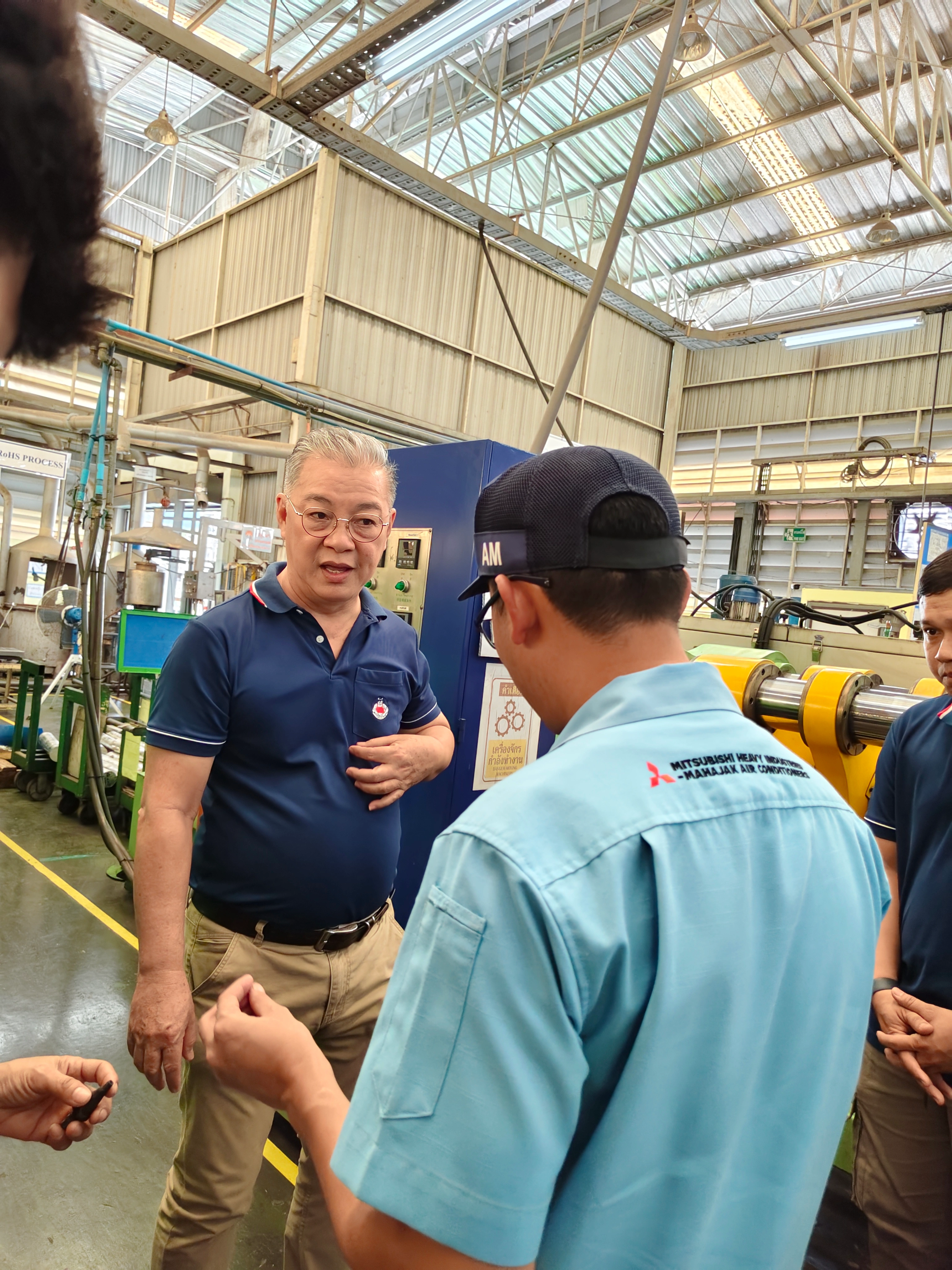 Ultracore ยินดีต้อนรับ Mitsubishi Heavy Industries Mahajak Air Conditioners เยี่ยมชมโรงงานผลิตตะกั่วบัดกรี (Solder)