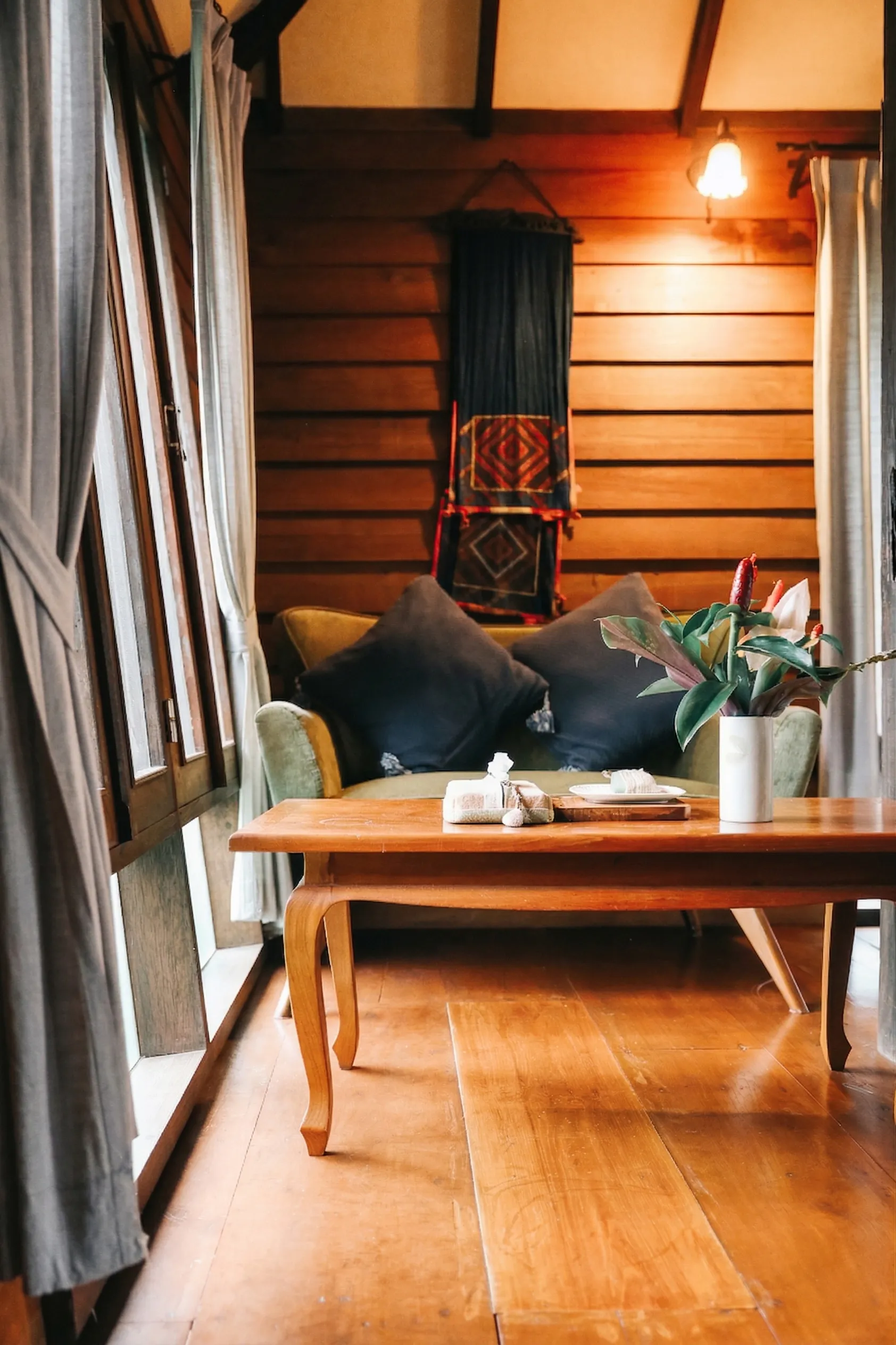 Garden view room