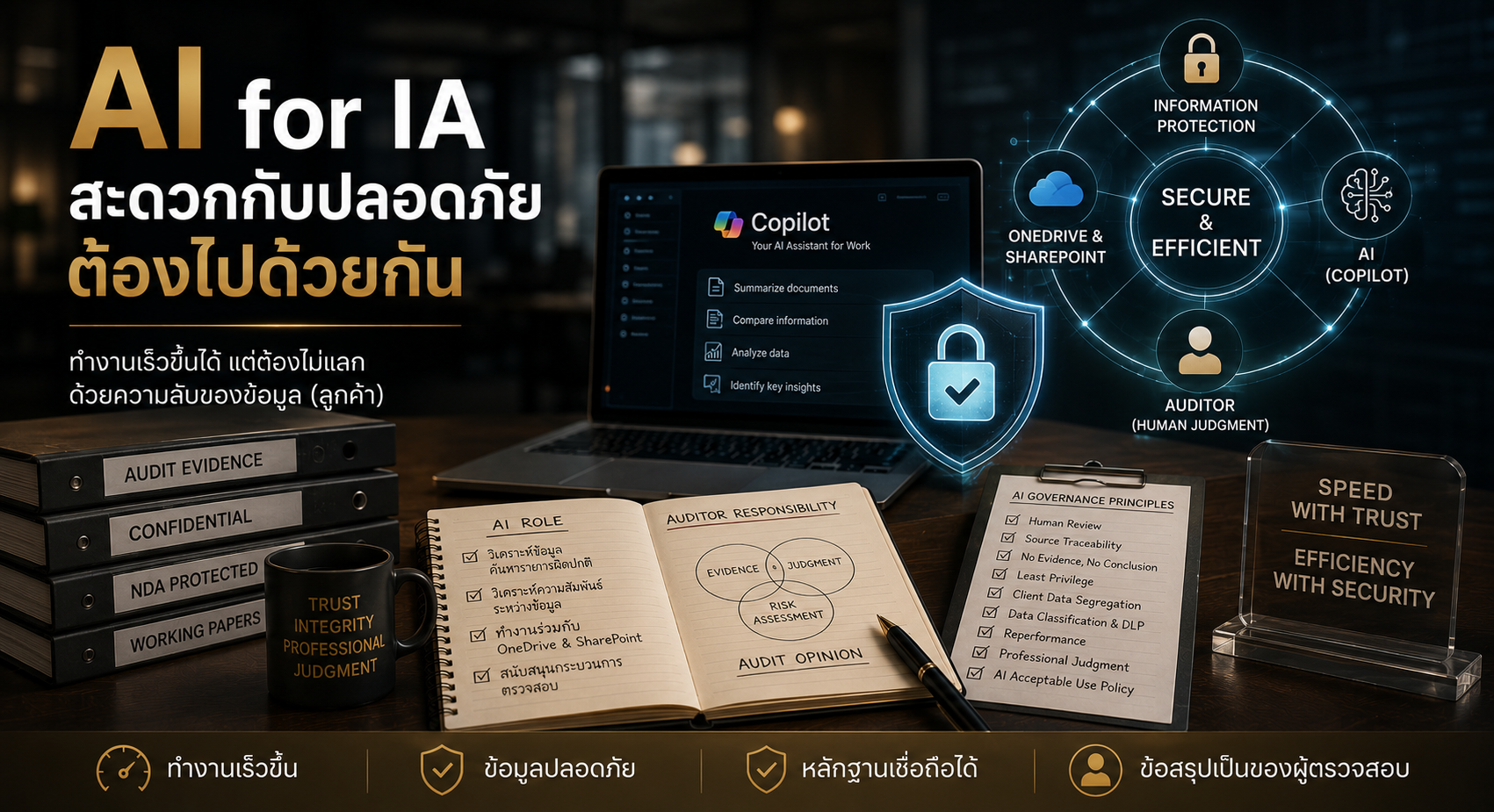 AI for IA สะดวกกับปลอดภัยต้องไปด้วยกัน