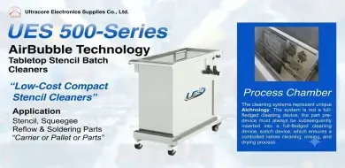 Table Top Stencil Batch Cleaner (Air Bubble Technology) นวัตกรรมล้างแผ่น Stencil ยุคใหม่
