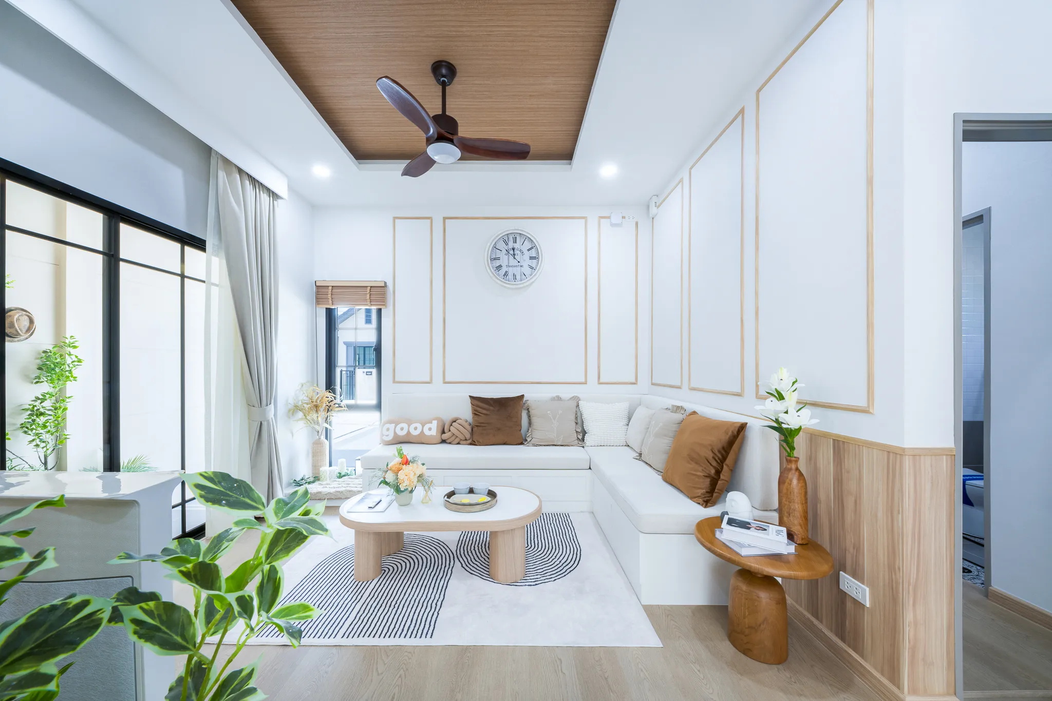 ห้องนอนบรรยากาศอบอุ่น