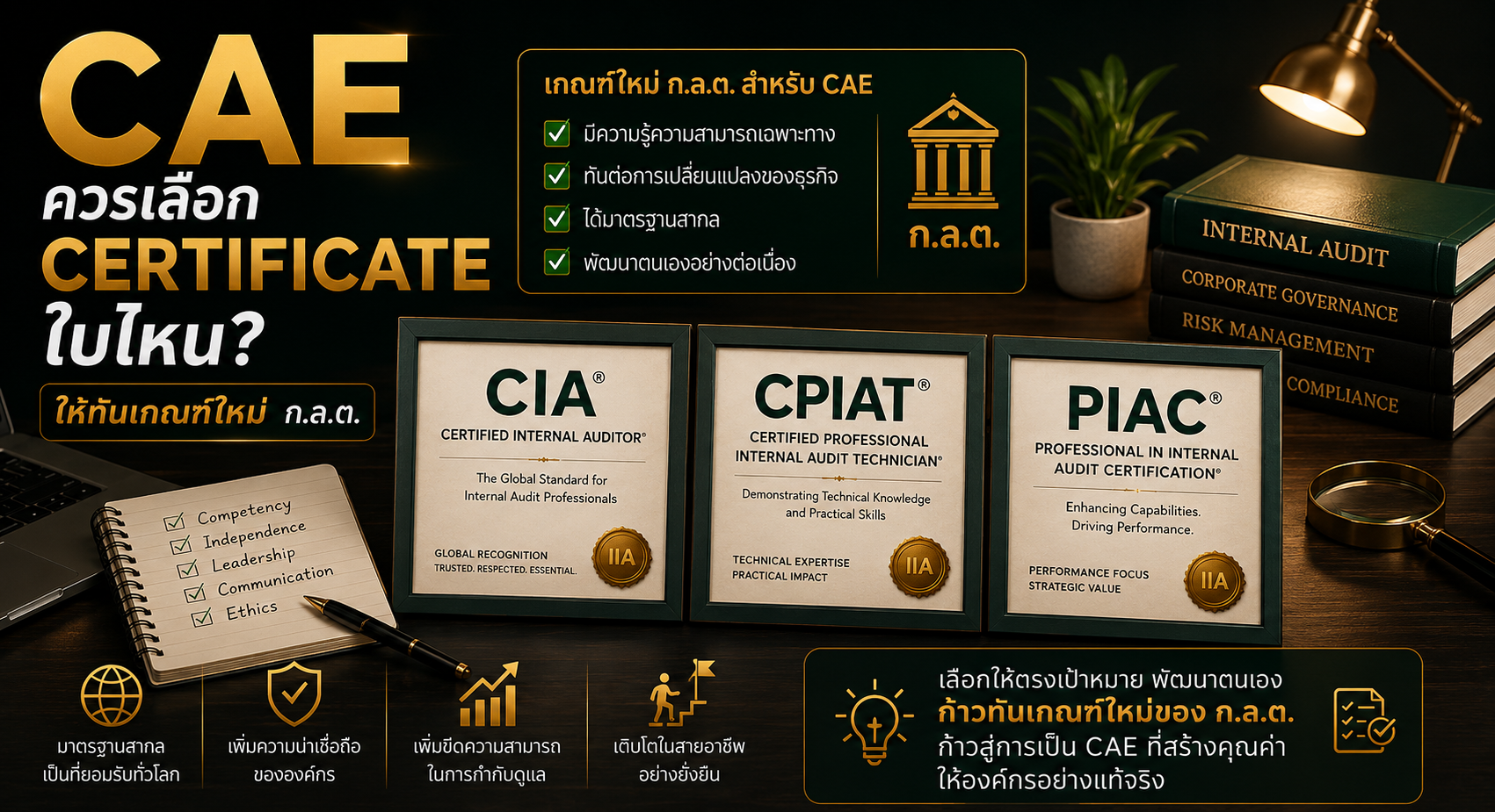 CAE ควรเลือก Certificate ใบไหน? ให้ทันเกณฑ์ใหม่ ก.ล.ต.