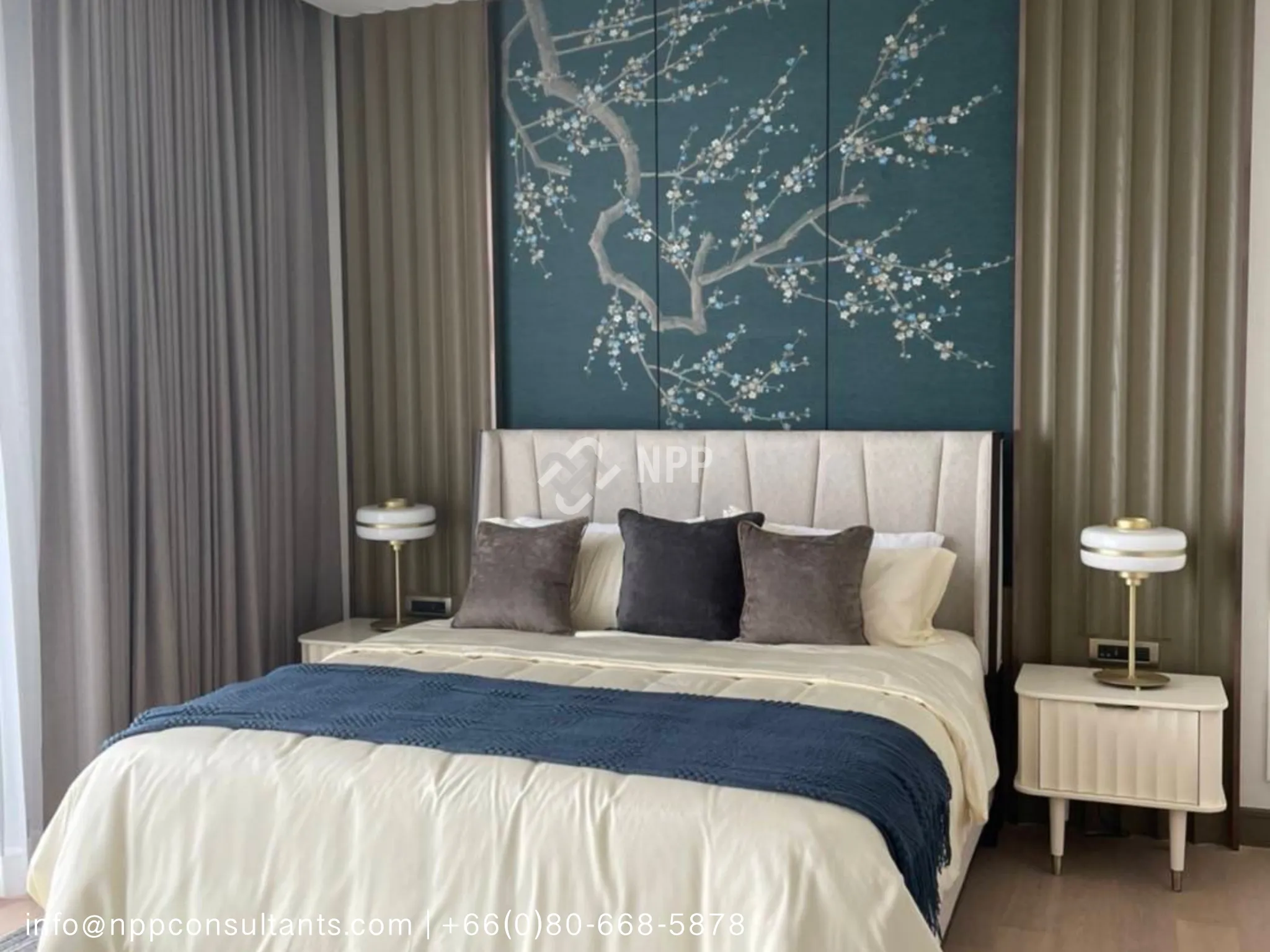 ภาพภายในห้องชุด 2 ห้องนอน 1