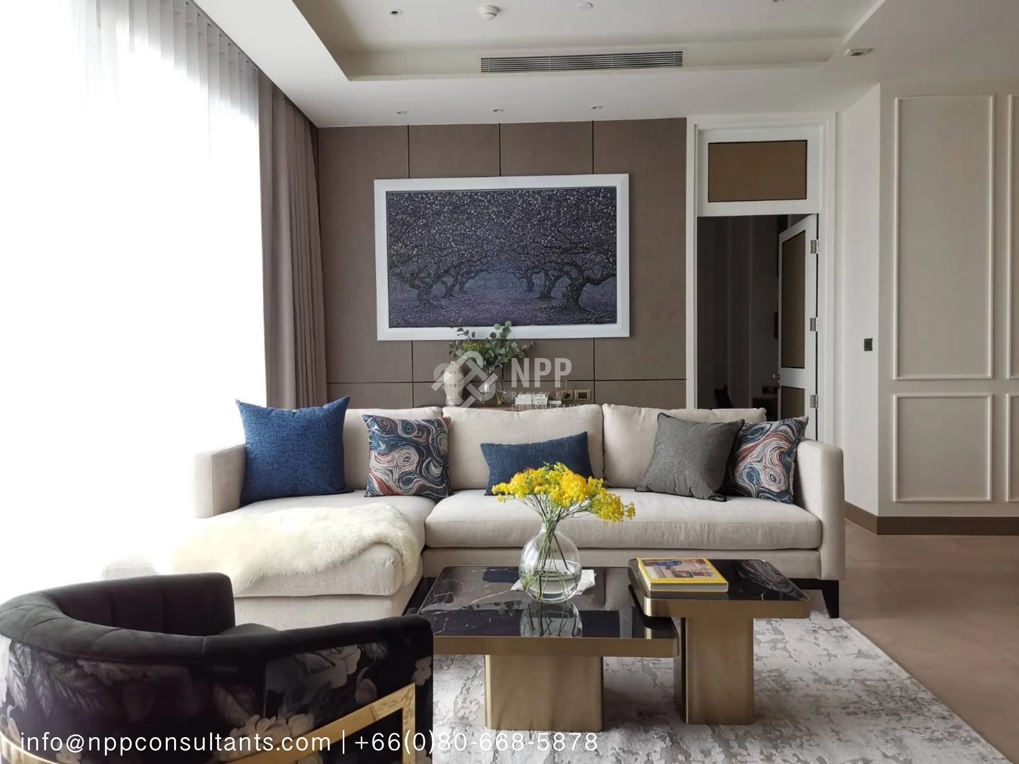 ภาพภายในห้องชุด 2 ห้องนอน 3