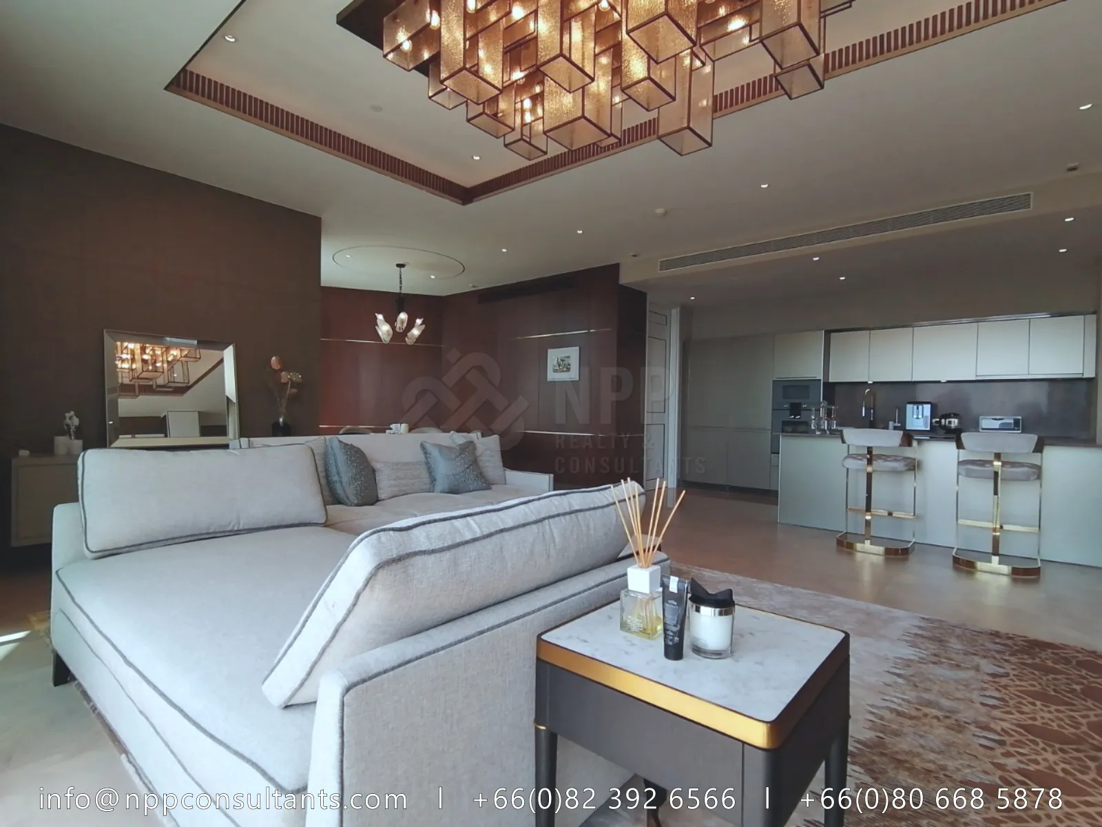 ภาพภายในห้องชุด 3 ห้องนอน 4