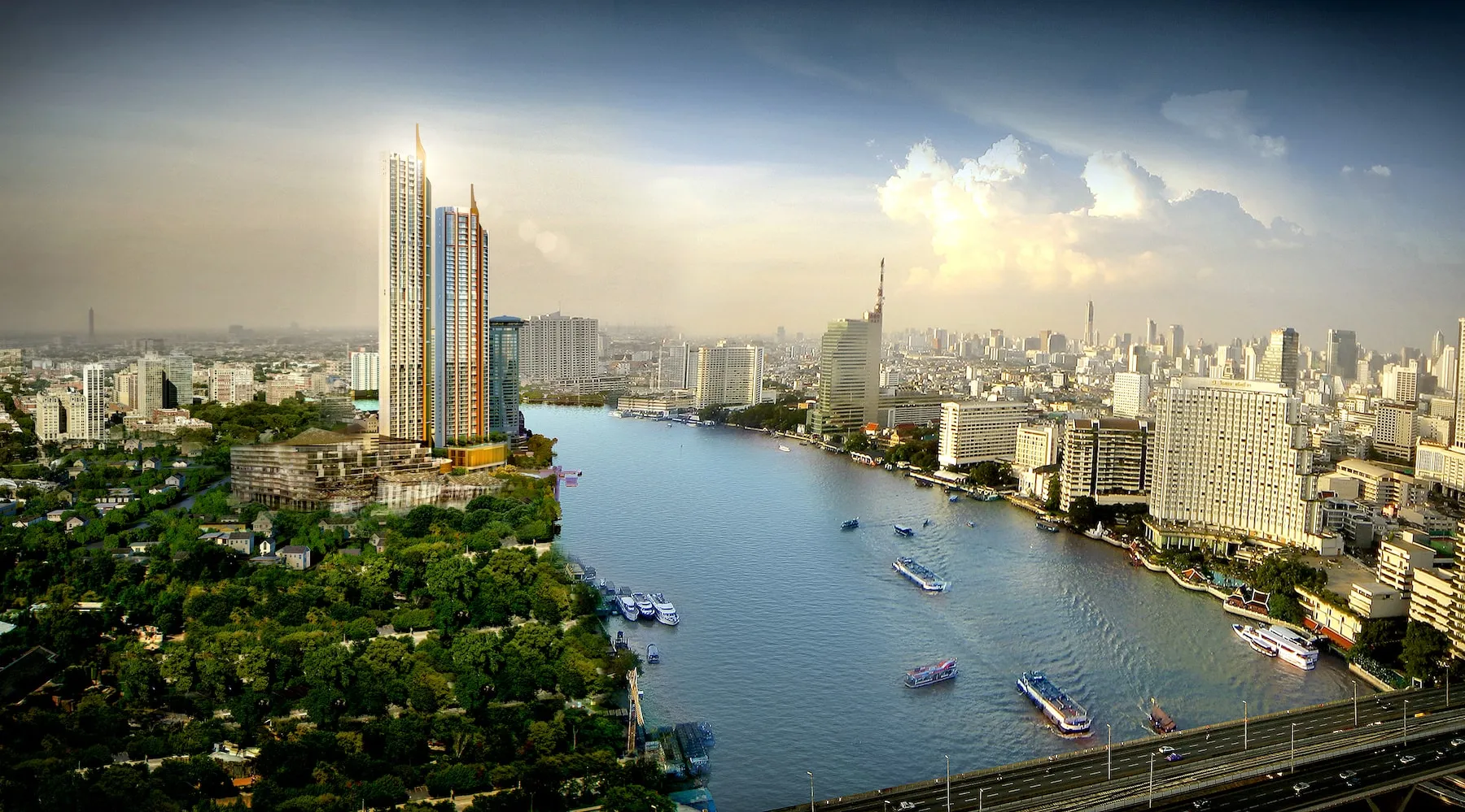แผนที่ที่ตั้งโครงการ Mandarin Oriental Residences