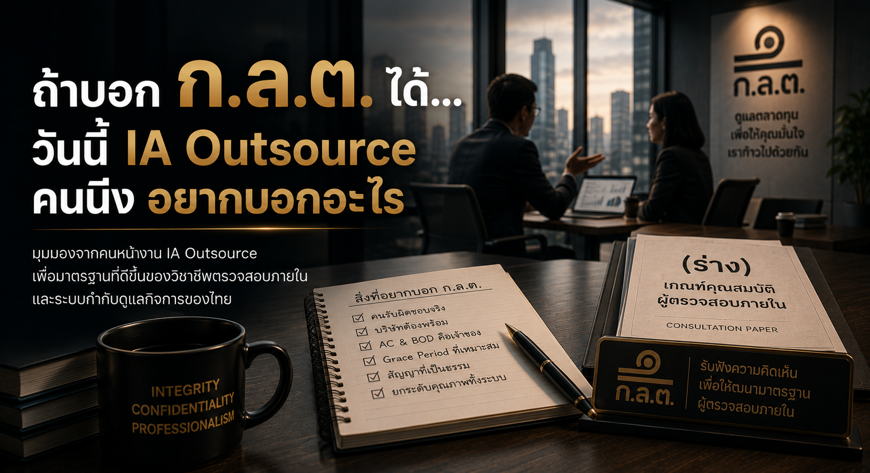 ถ้าบอด ก.ล.ต. ได้...วันนี้ IA Outsource คนนึง อยากบอกอะไร