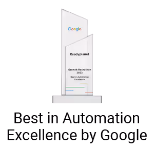 Readyplanet Best in Automation Excellence by Google